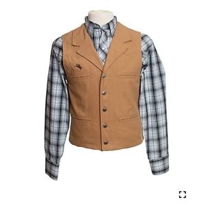 New Wyoming Traders Bronco Canvas Vest
